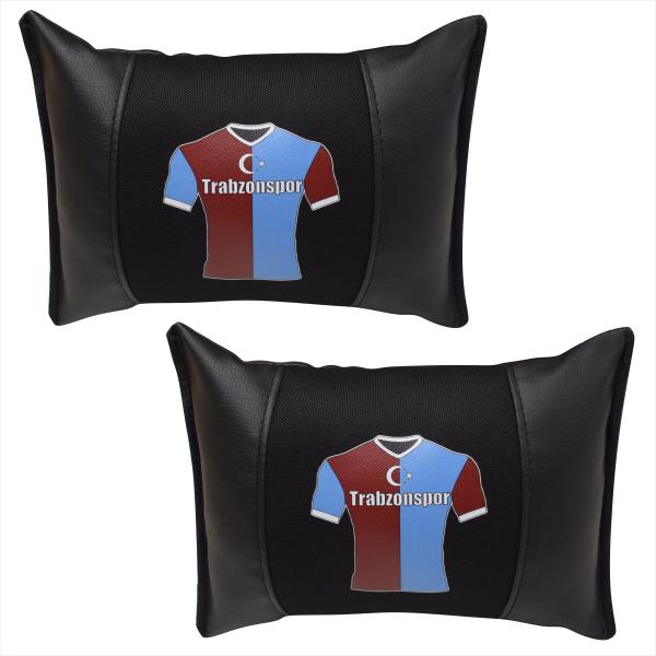 Auto Nackenkissen Nackenpolster Leder und gesticktes Polster Design Türkische Mannschaft Trabzon Trabzonspor Fussballtrikot